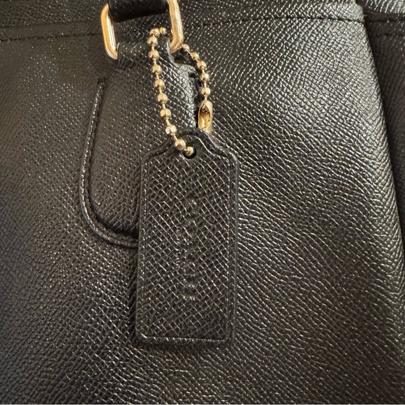 Coach Black Leather Baby Diaper Bag - Picture 3 of 16